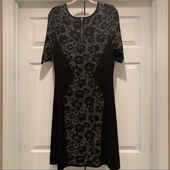 Just... Taylor Fit & Flare Floral Sweater Dress - Picture 3 of 3